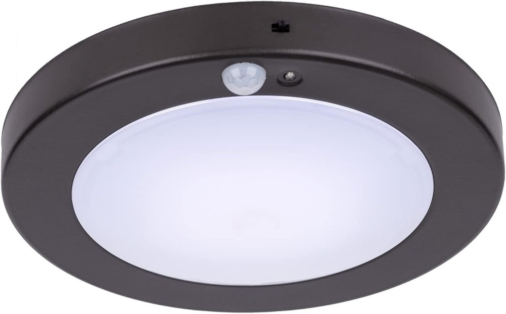 Flush Mount Motion Sensor LED Ceiling Light with Dusk to Dawn, On/Off Automatic