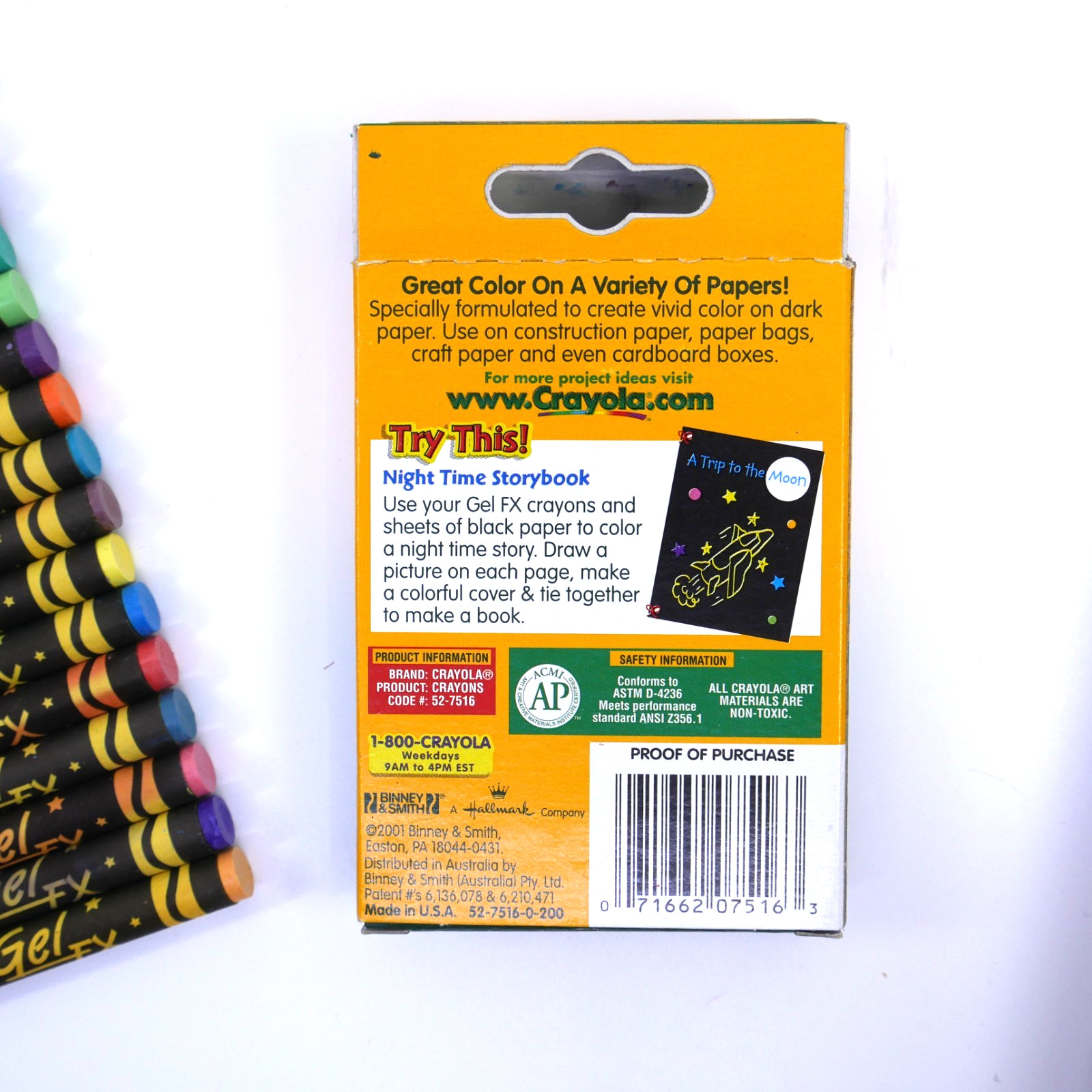 Crayola Crayons Gel Fx 16 New in box 2001