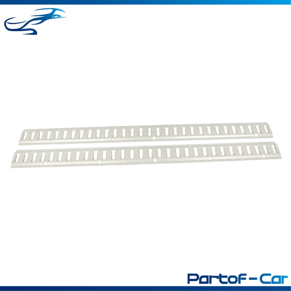 Silver 2 Pack 60" E Track Rail Sections Fit For Mounting In Trailers