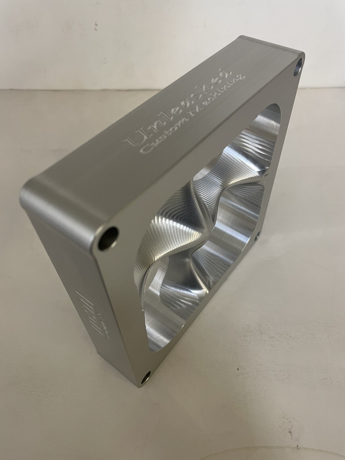 1.5 Inch Tapered Blend 4500/Dominator Carburetor Spacer Bore 2. 200 Raw Aluminum