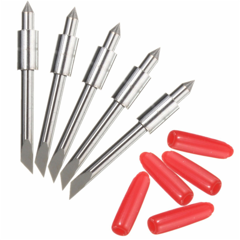 5Pcs 45° HQ Graphtec CB 15 Blades for Vinyl Cutter Cutting Plotter