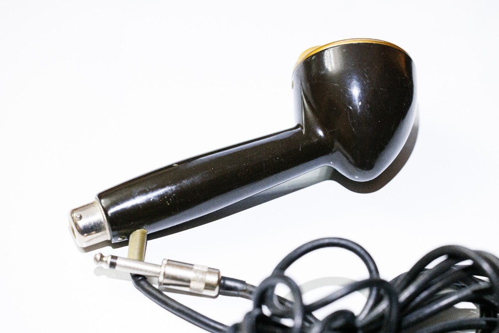 Vtg 1940's Machine Age Webcor Microphone Not tested
