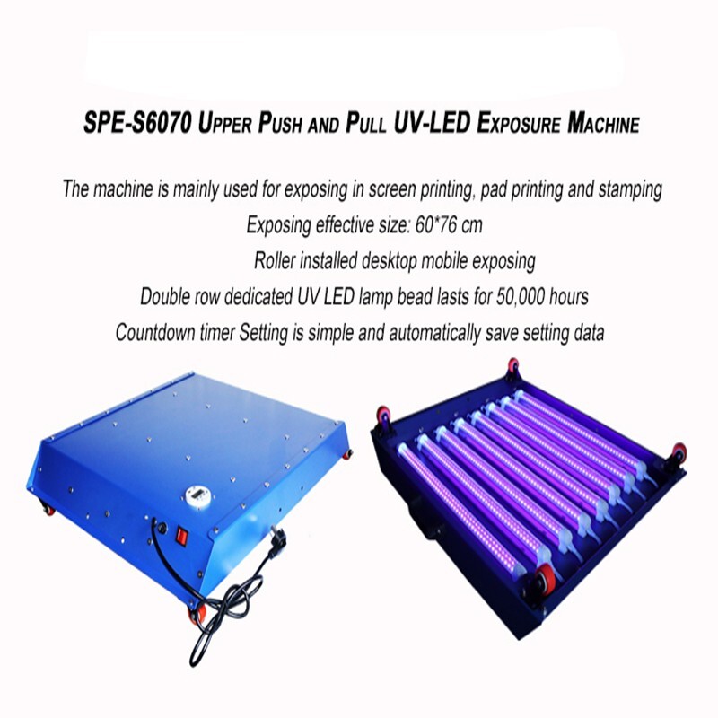 24''*28'' Push-pull Movable Screen Printing LED UV Exposure Unit with Timer 110V