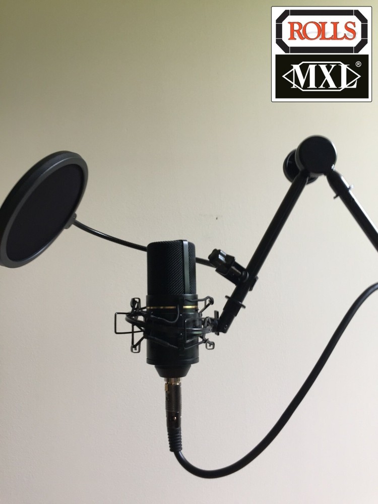 Pro Microphone MXL770, Variable Gain Preamp, USB interface, stand, extras