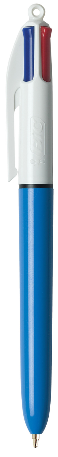 BIC 4-Color Original Retractable Ball Pen, Assorted, 12 Pack