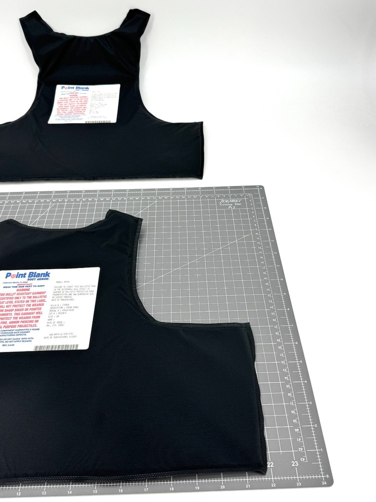 NEW Point Blank Level IIIA BALCS SPEAR Soft Body Armor Inserts SMALL