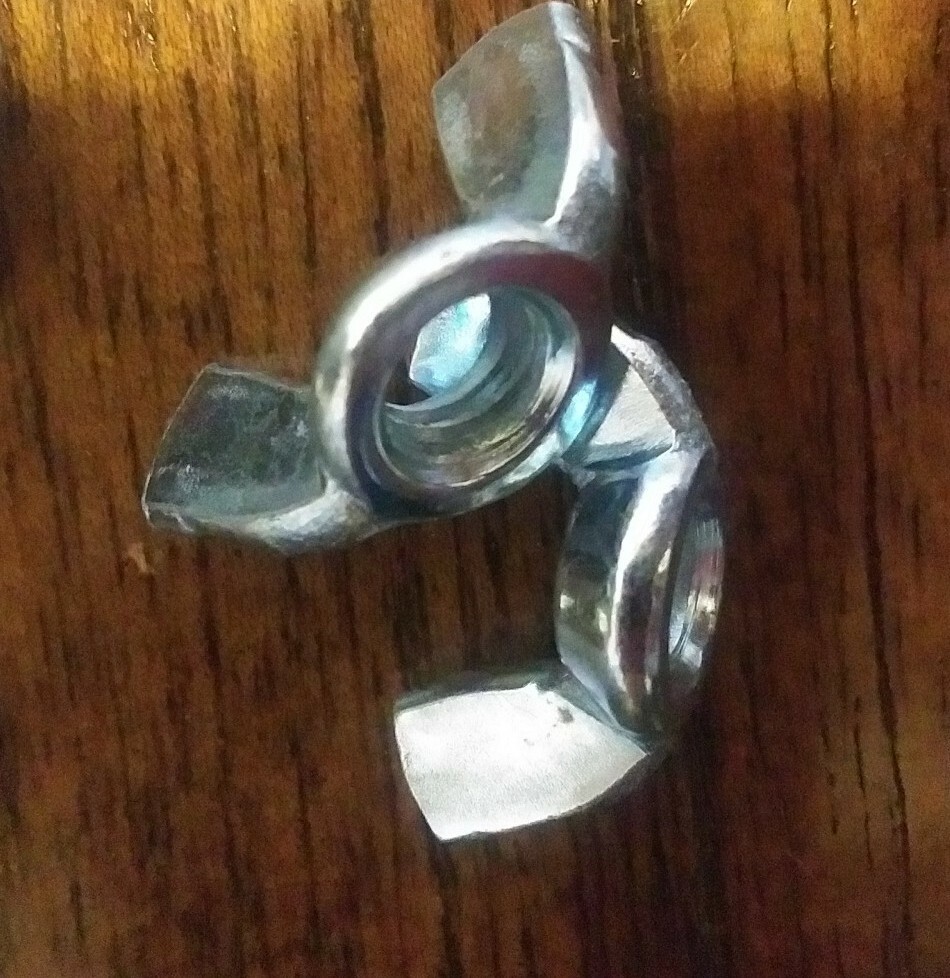 (10) 5/16-18 Coarse Thread Wing / Thumb Nuts 5/16x18