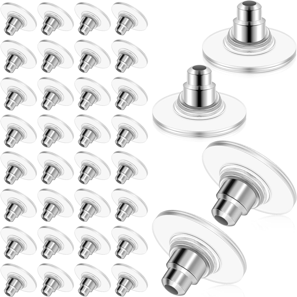 200 Pcs Earring Backs for Droopy Ears Earring Backs Replacements Earring Backs f