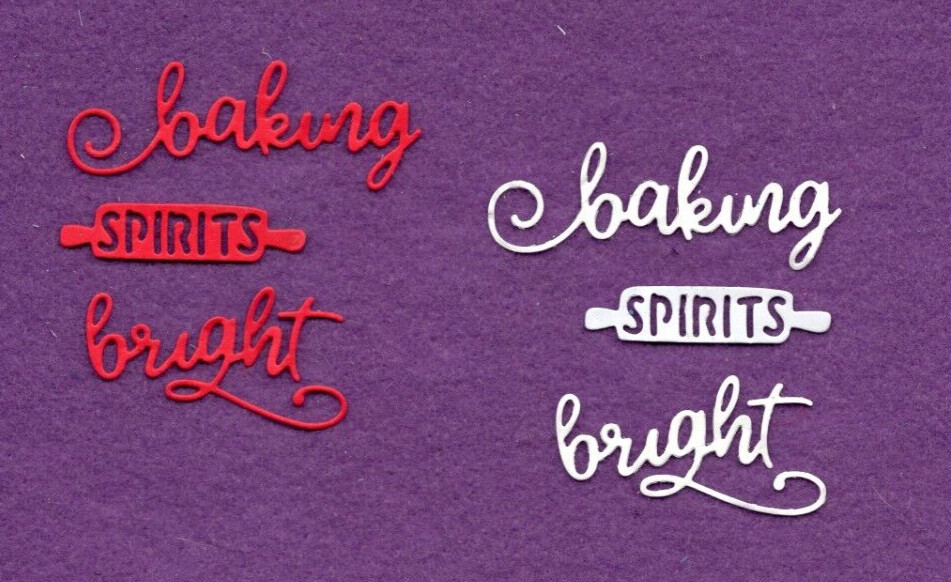 BAKING SPIRITS BRIGHT cooking die cuts