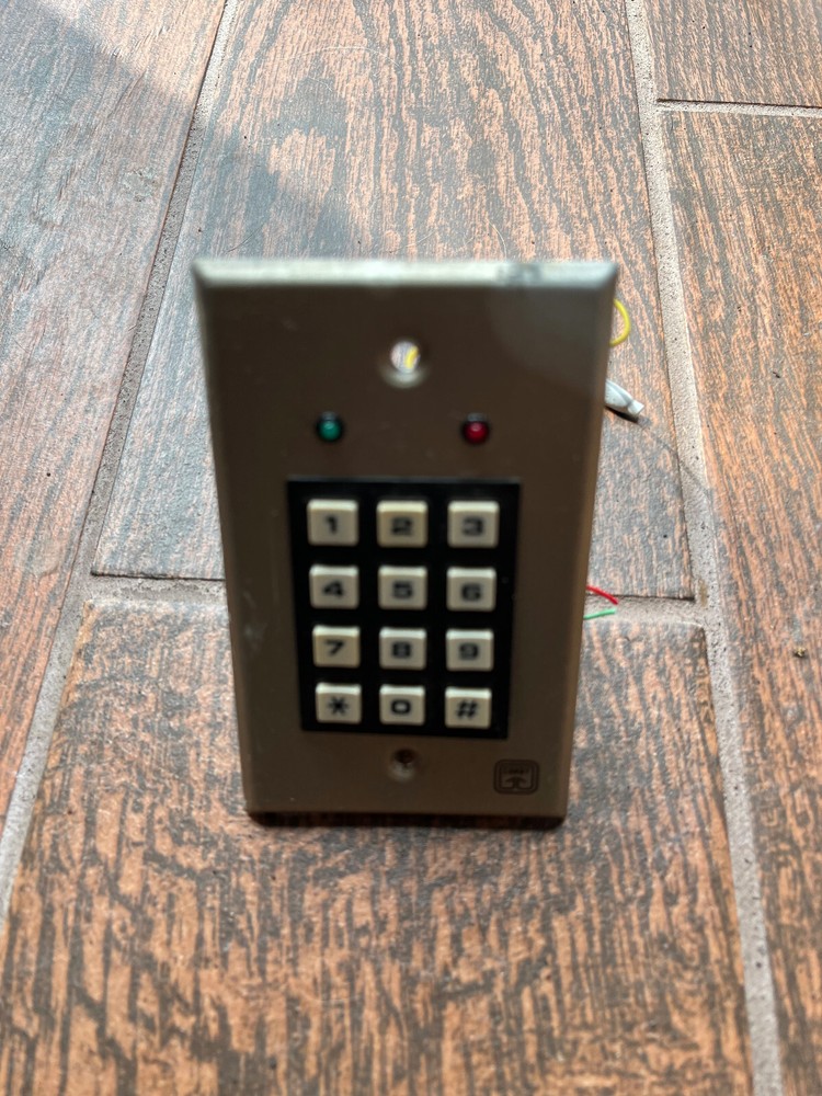 Corby 7020 Numeric Keypad Panel Single-Gang 2 LED Indicators for Security System