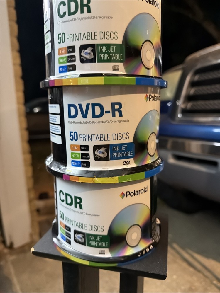Polaroid CD-R 50 Pack Printable Discs