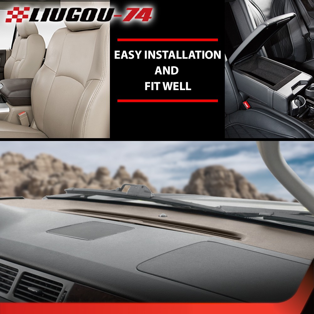 Upper Dash Panel Grille Cover Cap Brown Fit For 07-13 Escalade Silverado Sierra