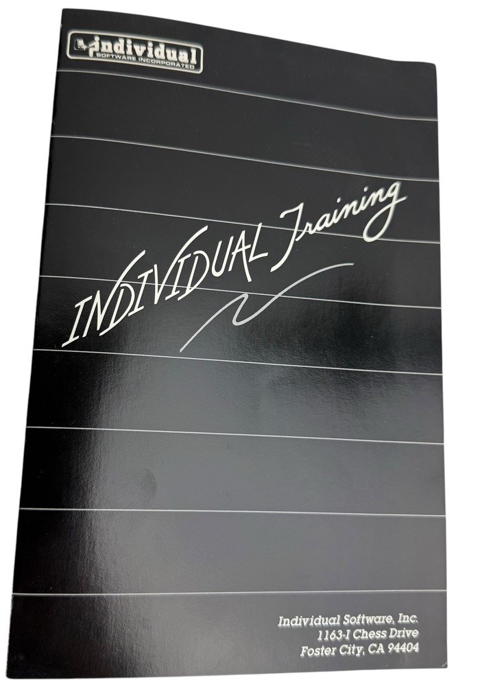 Individual Software Professor DOS Interactive Tutorial Simulation Vintage 1984