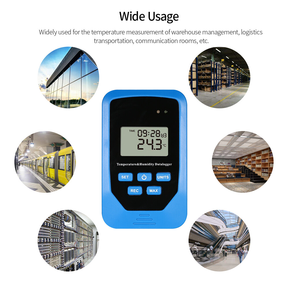 Mini USB Humidity Temperature Data Logger RH TEMP Datalogger Recorder V1O8