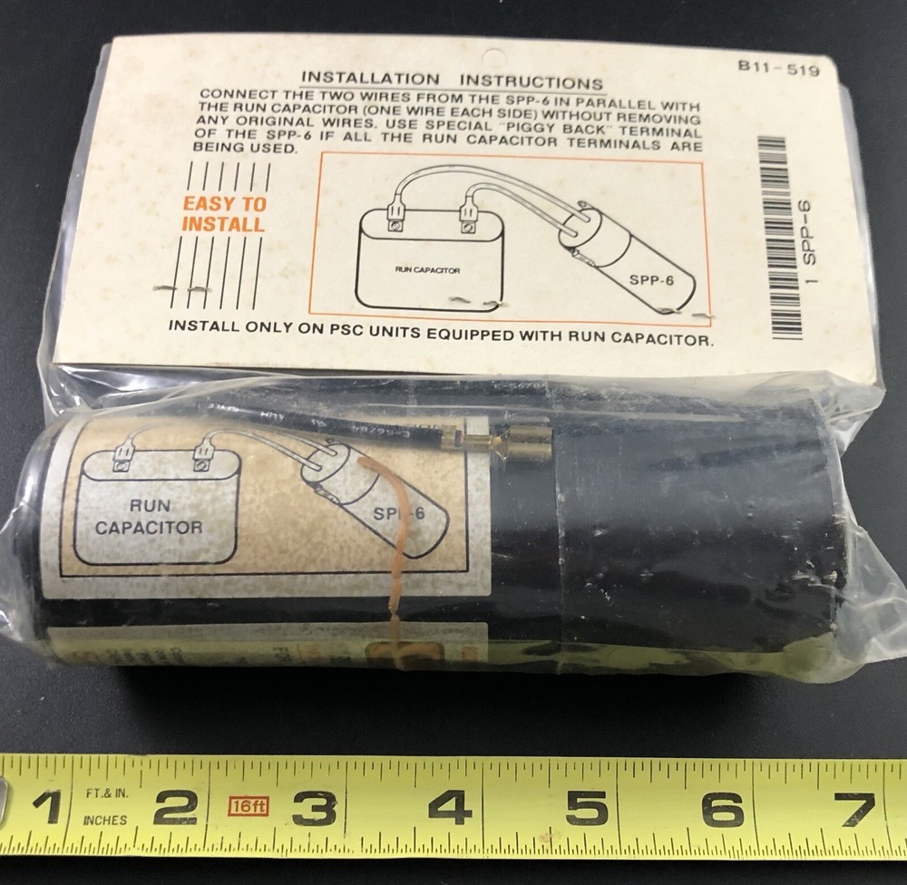 Solid State SUPER BOOST spp-6 Relay And Start Capacitor Sealed Unit Parts Vh3