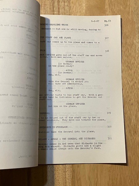 GARRISON'S GORILLAS TV Script The Expendables FIRST DRAFT June 2, 1967