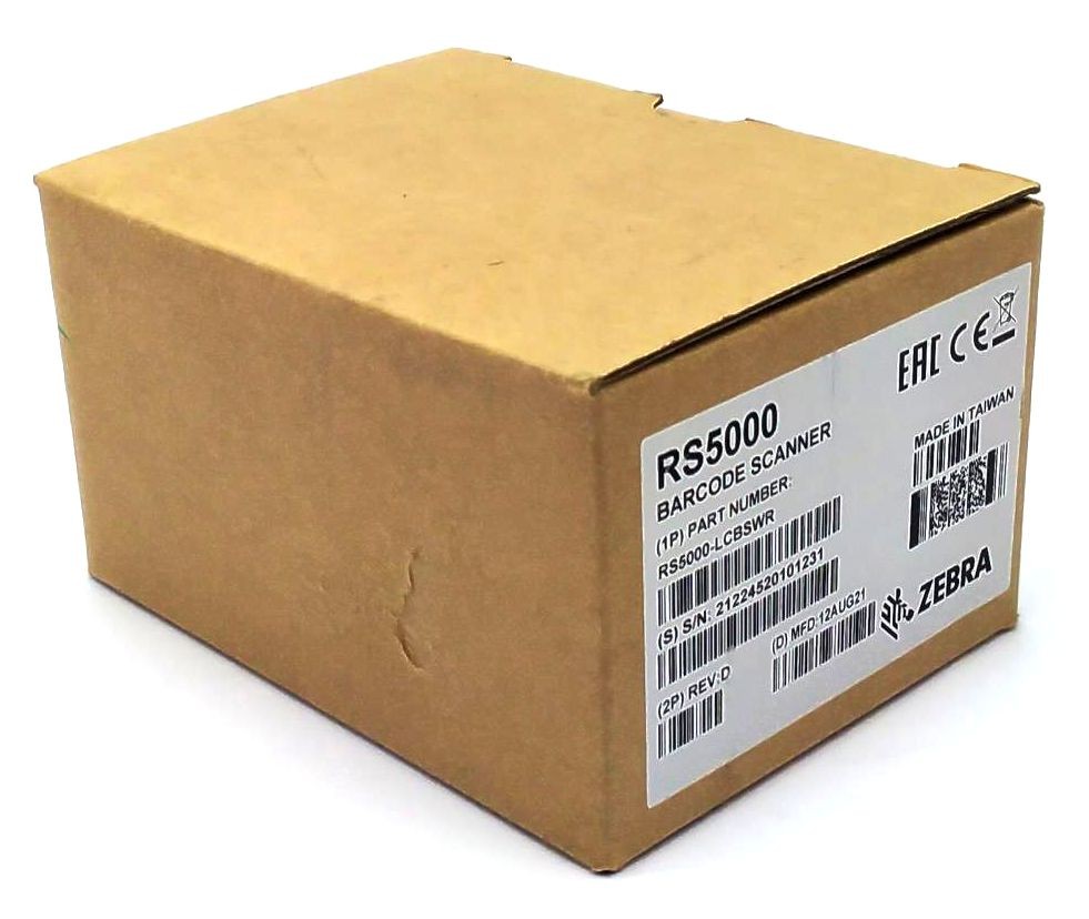 Zebra RS5000 Ring Barcode Scanner Imager Terminal Lightweight RS5000-LCBSWR