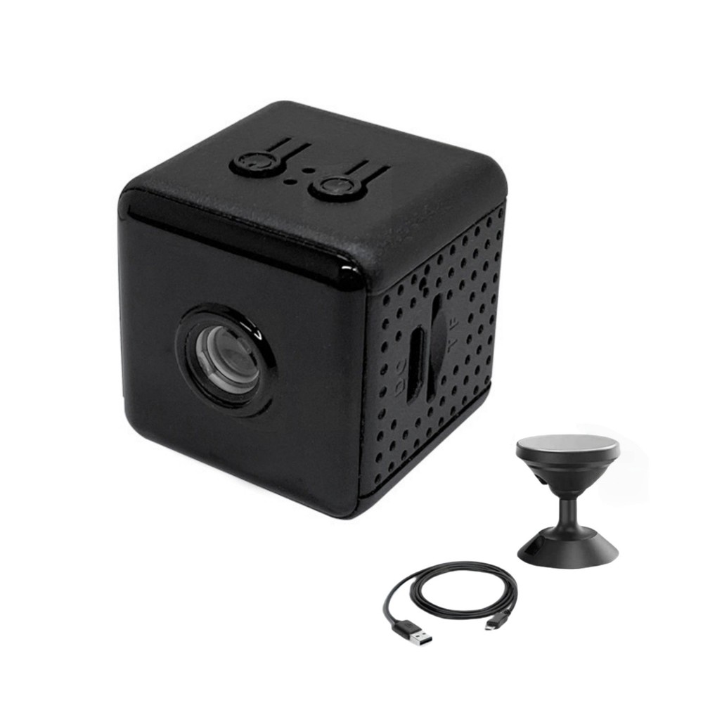 Compact 1080P Mini Camera Night Vision Motion Alert Remote View Android Security