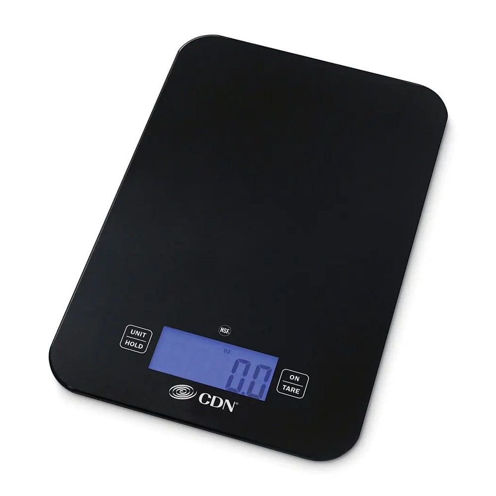 CDN SD1502-BK ProAccurate 15 lb Black Digital Portion Control Scale