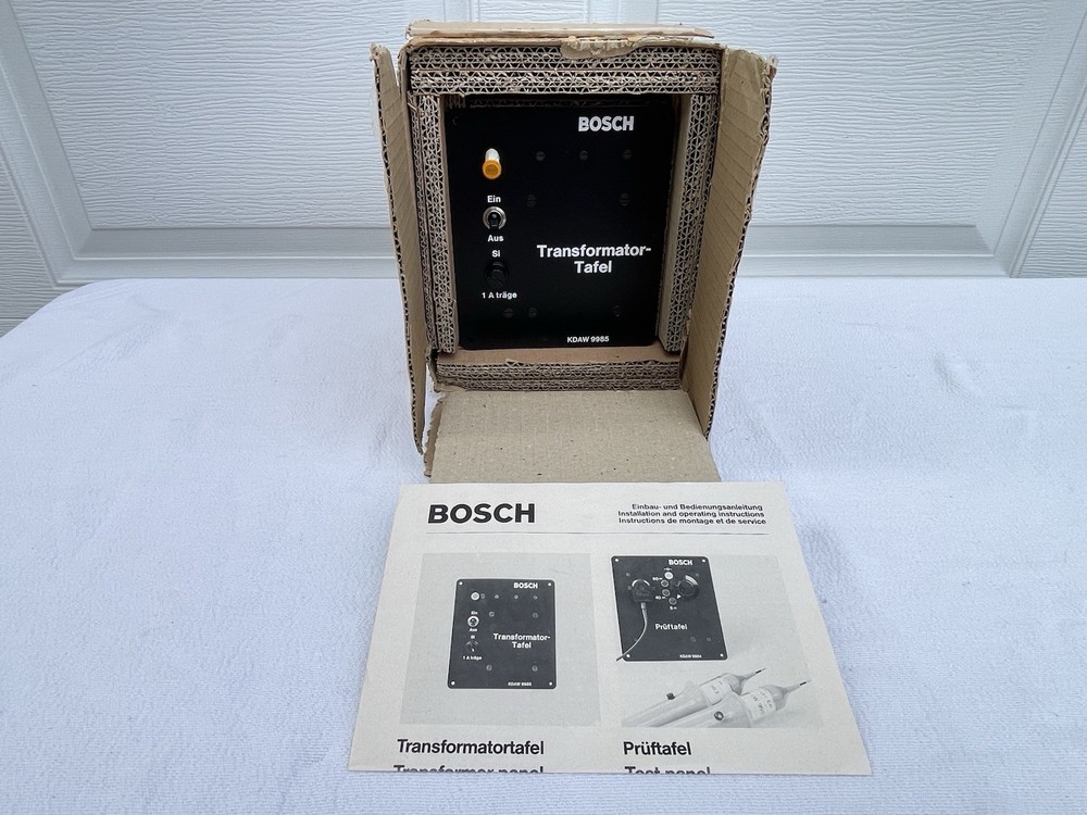 Bosch "Transformator-Tafel" (Transformer Panel) Model KDAW 9985