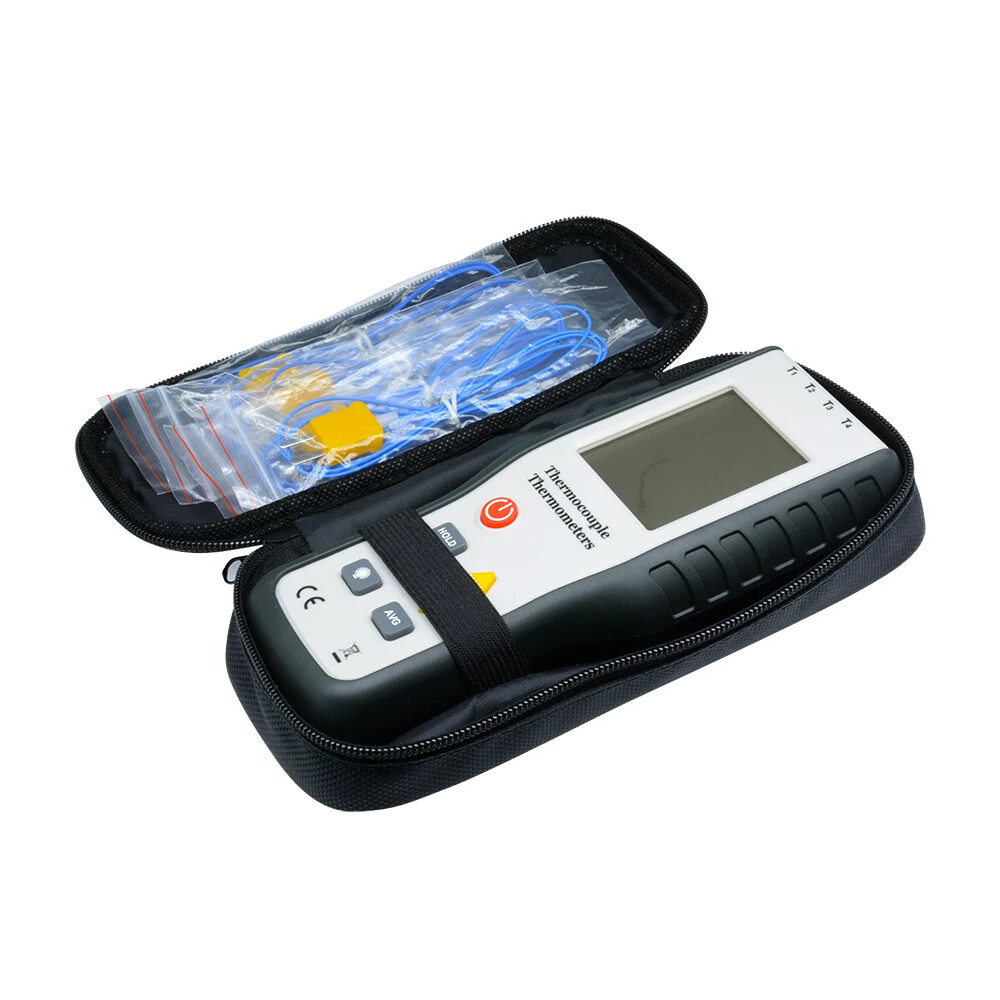 HT-9815 4CH K-Type Thermocouple Thermometer Temperature