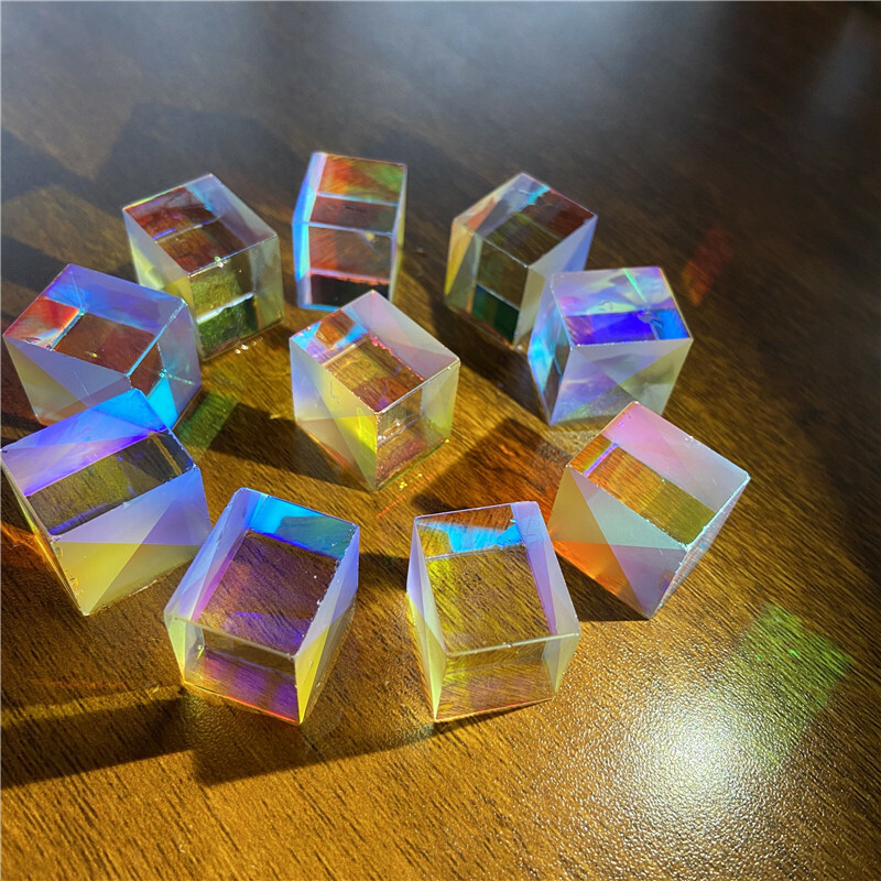 10PCS 2.2x2.15cm Defective Optical Dichroic X-Cube Prism RGB Combiner Splitter
