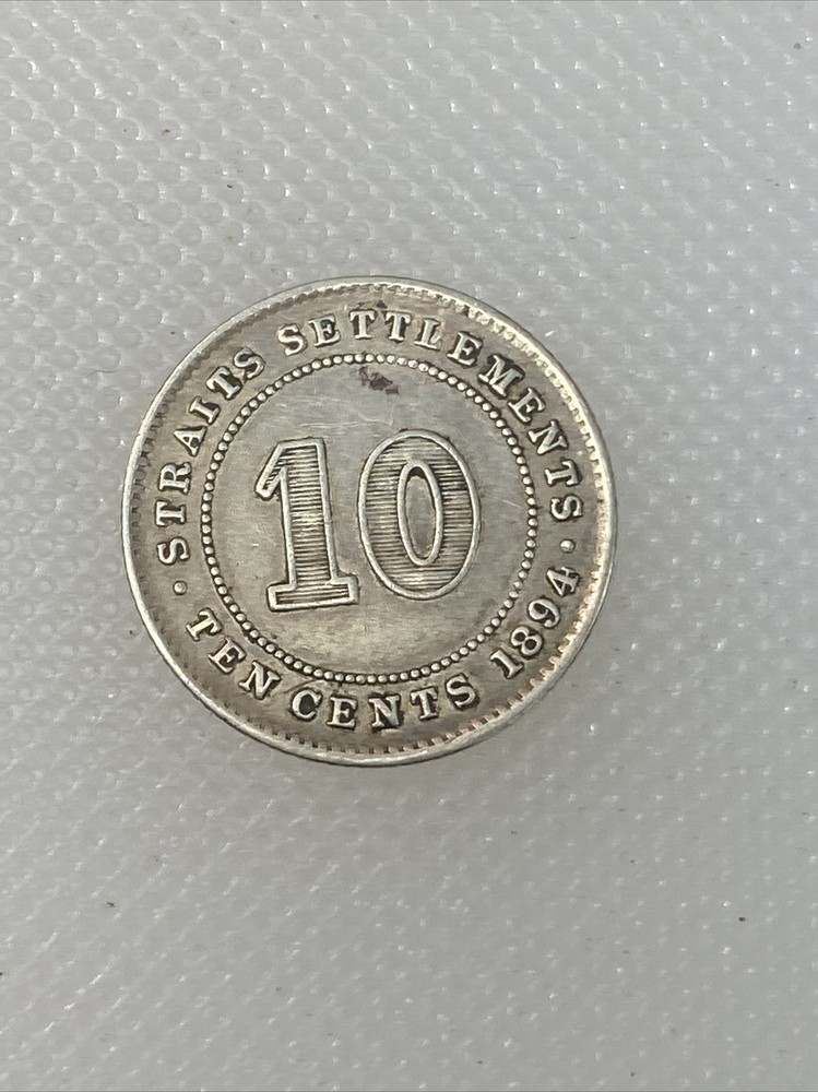 1894 straits settlements 10 cents W1