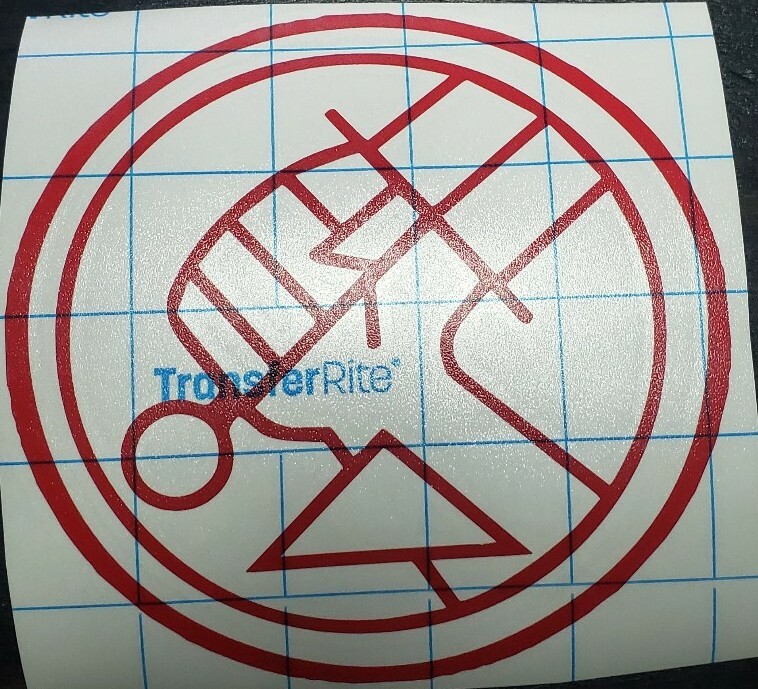 Hellboy BPRD Vinyl Decal