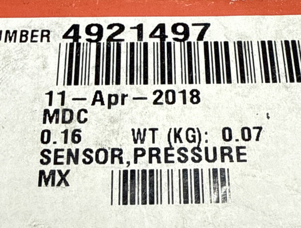 Cummins 4921497 Pressure Sensor Some w/o Box