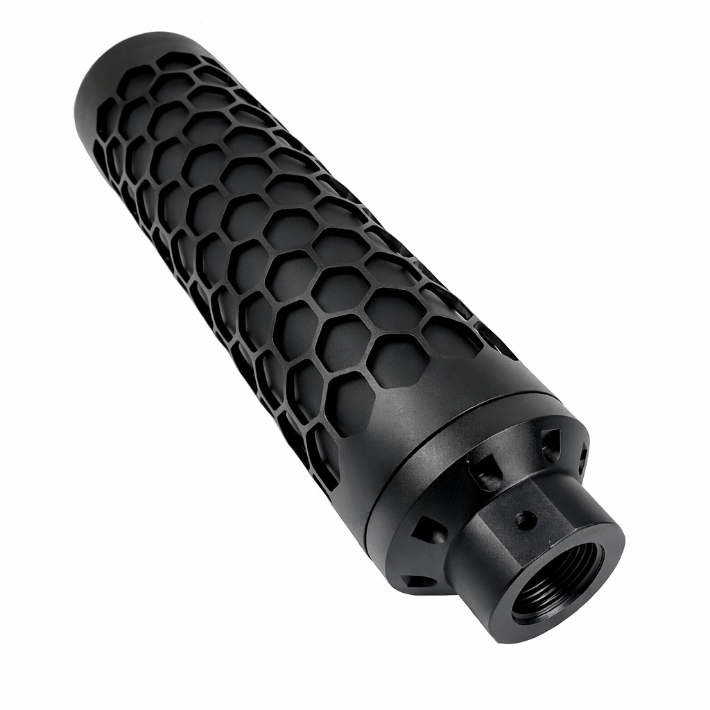 LETHAL ECHO 6" Muzzle Brake | Barrel extention 1/2*28 GBB AEG New Improved Ver.