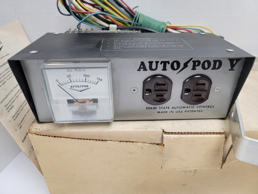 Vintage S&W Industries Auto Pod 5 Power Inverter Solid State Automatic Controls