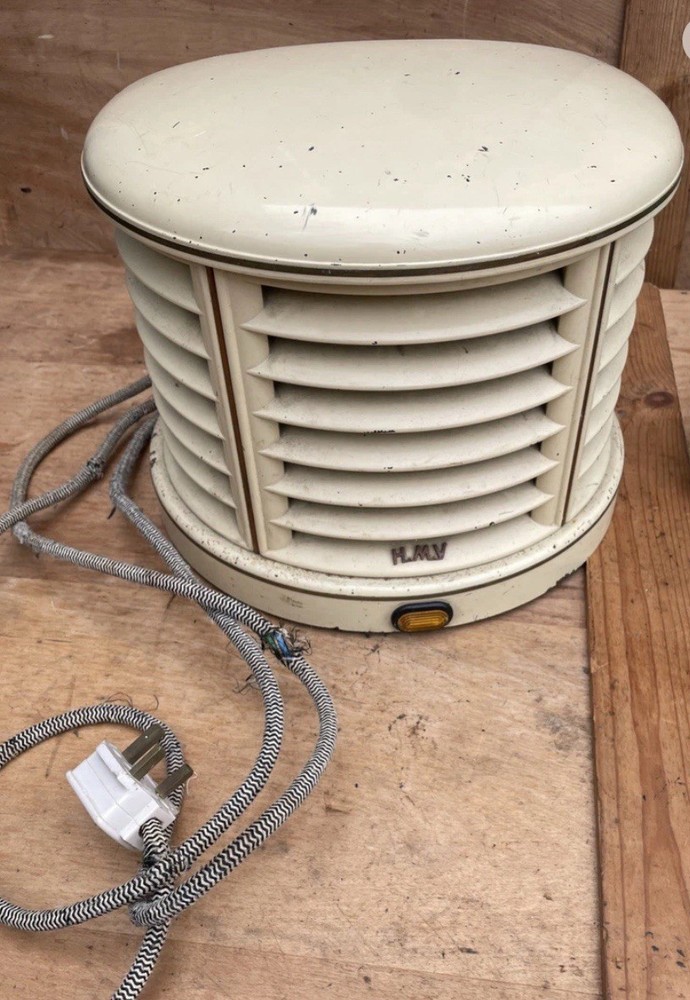 Art Deco Heater Fire HMV gramophone