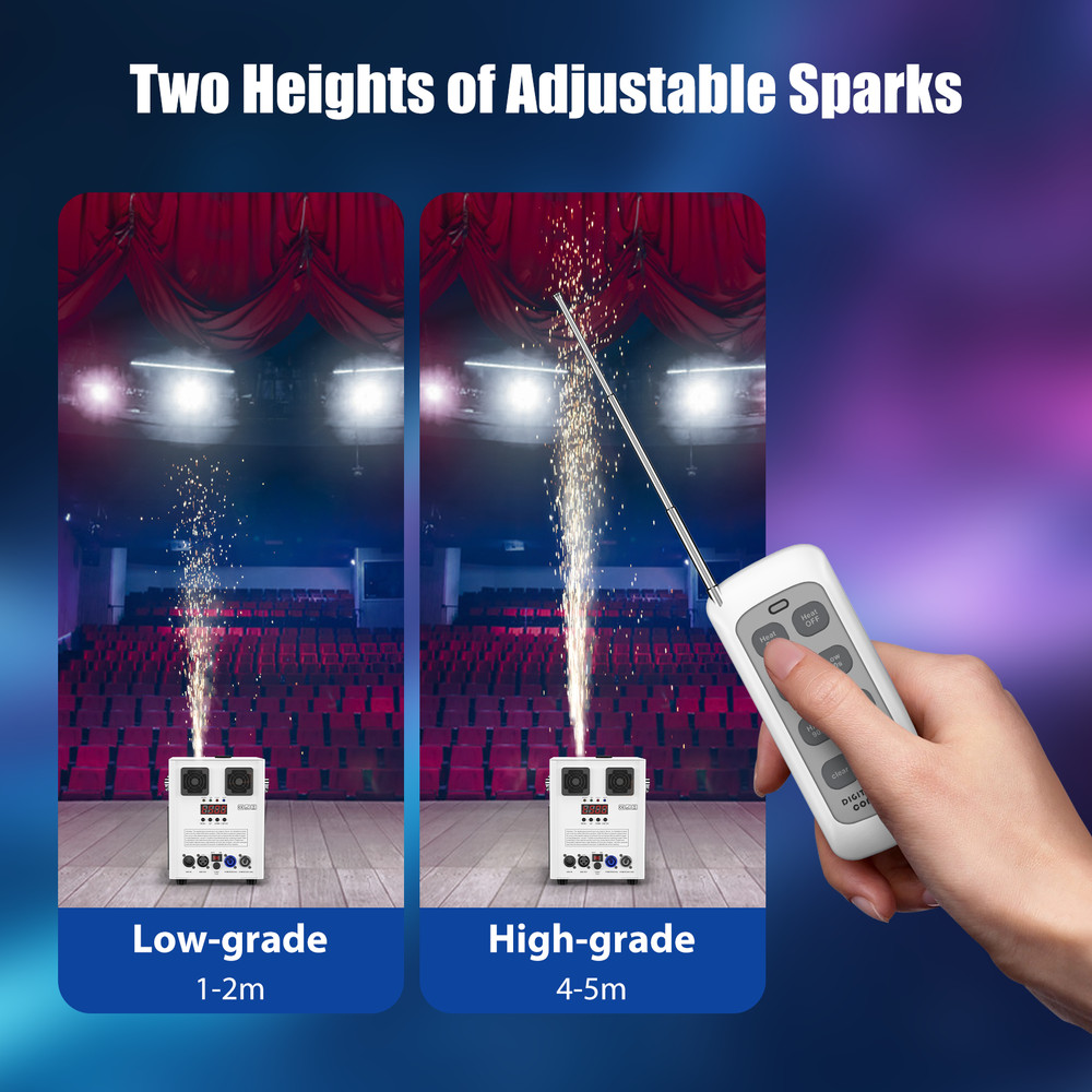 700W Cold Spark Machine Firework Machine Stage Effect Machine DMX for DJ Wedding