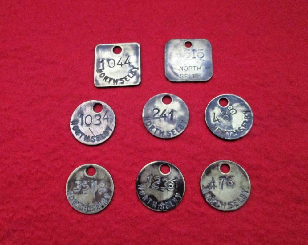 Eight North Selby Coal Miners Tags