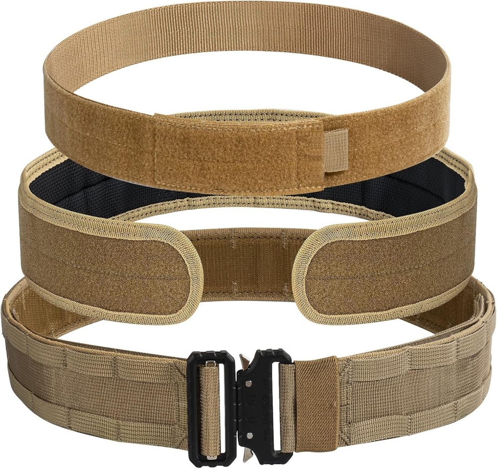 Versatile Tactical Molle Belt - Quick Release, 1.75" Inner & Heavy Duty Outer