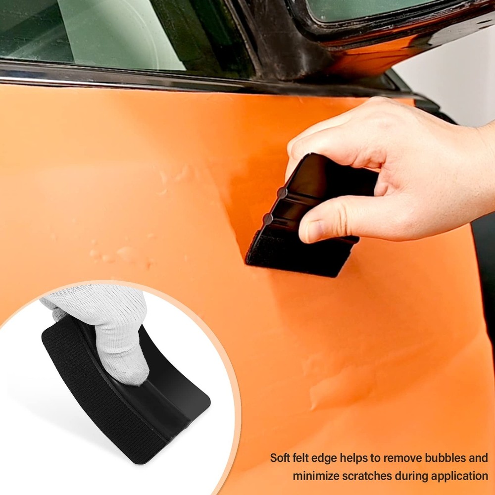 Gomake Vinyl Wrap Tool Set Window Tint Kit,Window Tint Tools Small Rubber Squ...