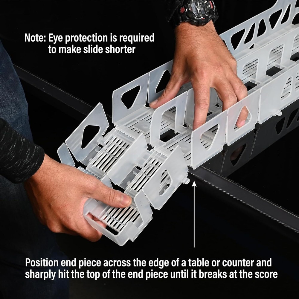 Display Technologies Visi-Slide Gravity Fed Organizer Beverages on Flat