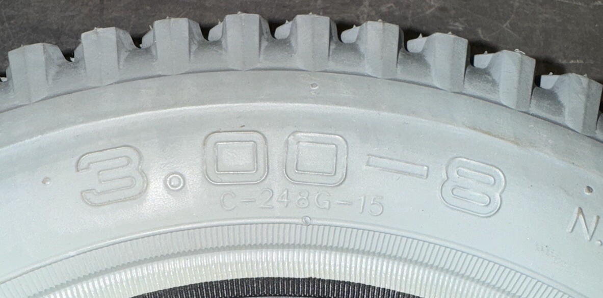 Primo Powertrax Jazzy TIRES ONLY foam Filled 3.00x8 Wheelchair Parts tire 13"