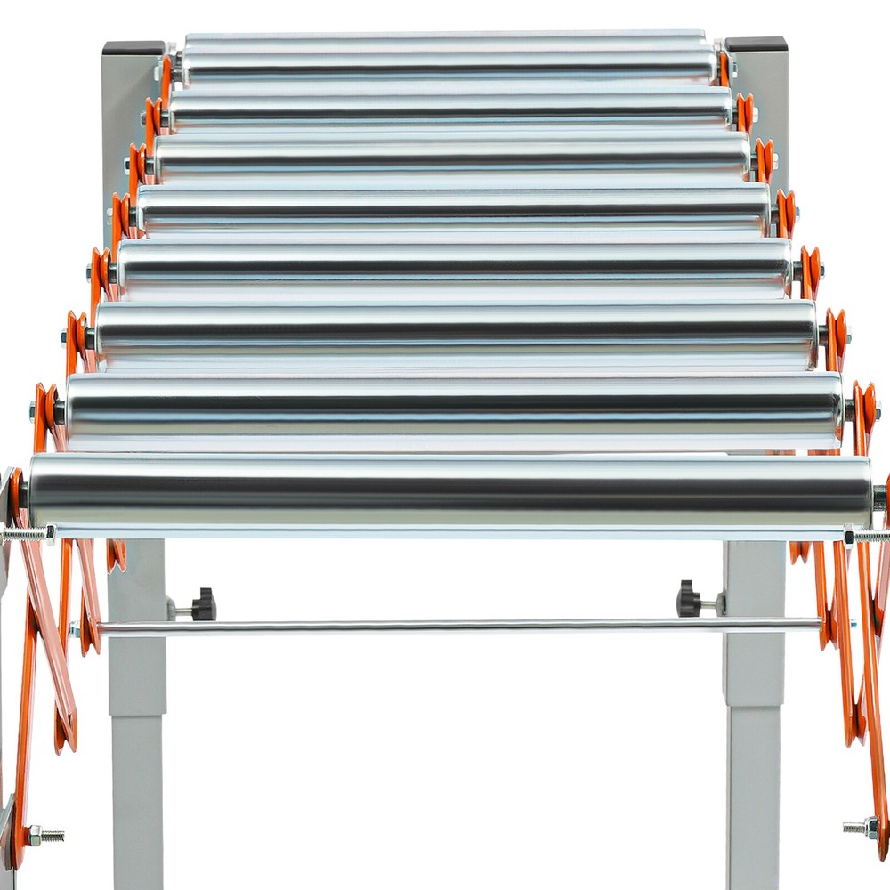 Adjustable Conveyor Table Flexible & Extendable Conveyor Roller Table 50kg max.