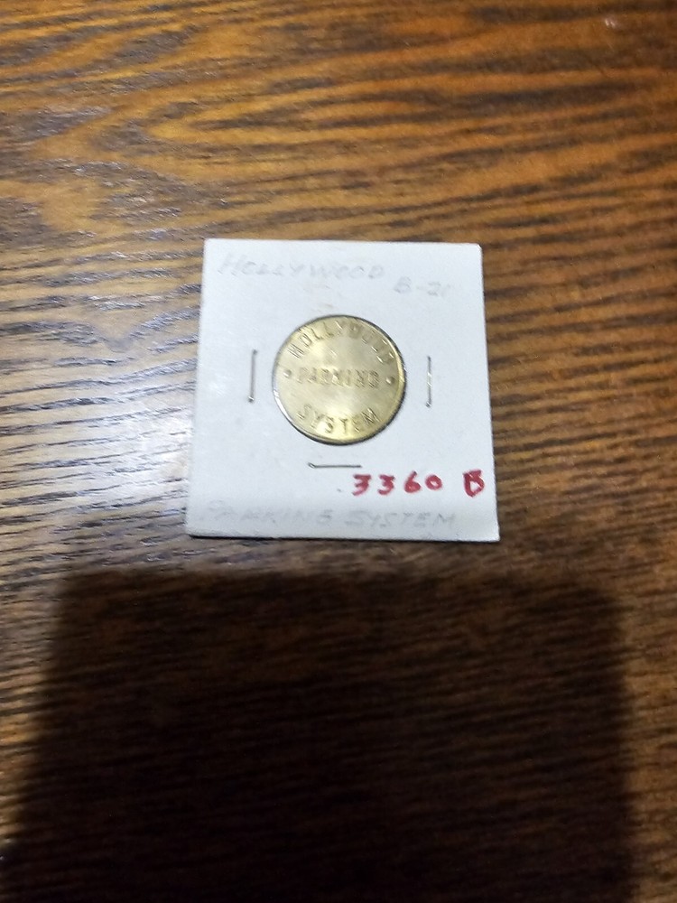 Hollywood Parking System Token - Rare
