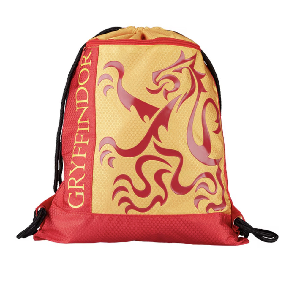 Universal Studios Harry Potter Mascot Gryffindor Drawstring Backpack
