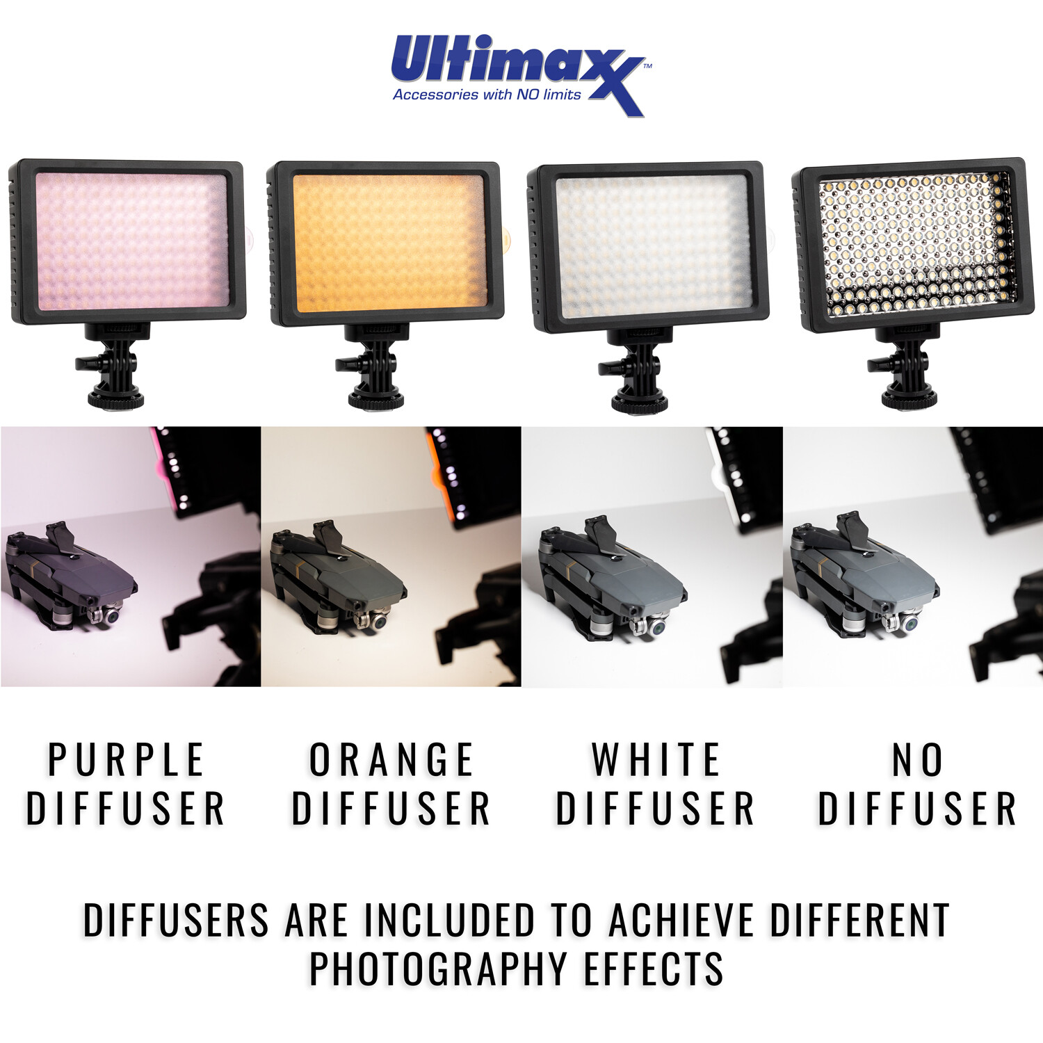 160 LED Video Light Lamp Panel Dimmable for DSLR Camera DV Camcorder by ULTIMAXX