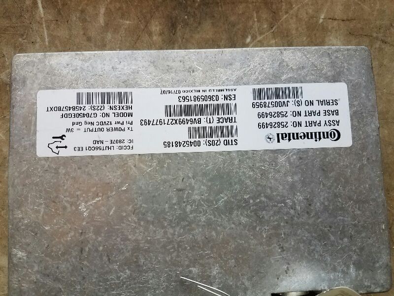 Communication OnStar Module Fits 08-09 G8 137699