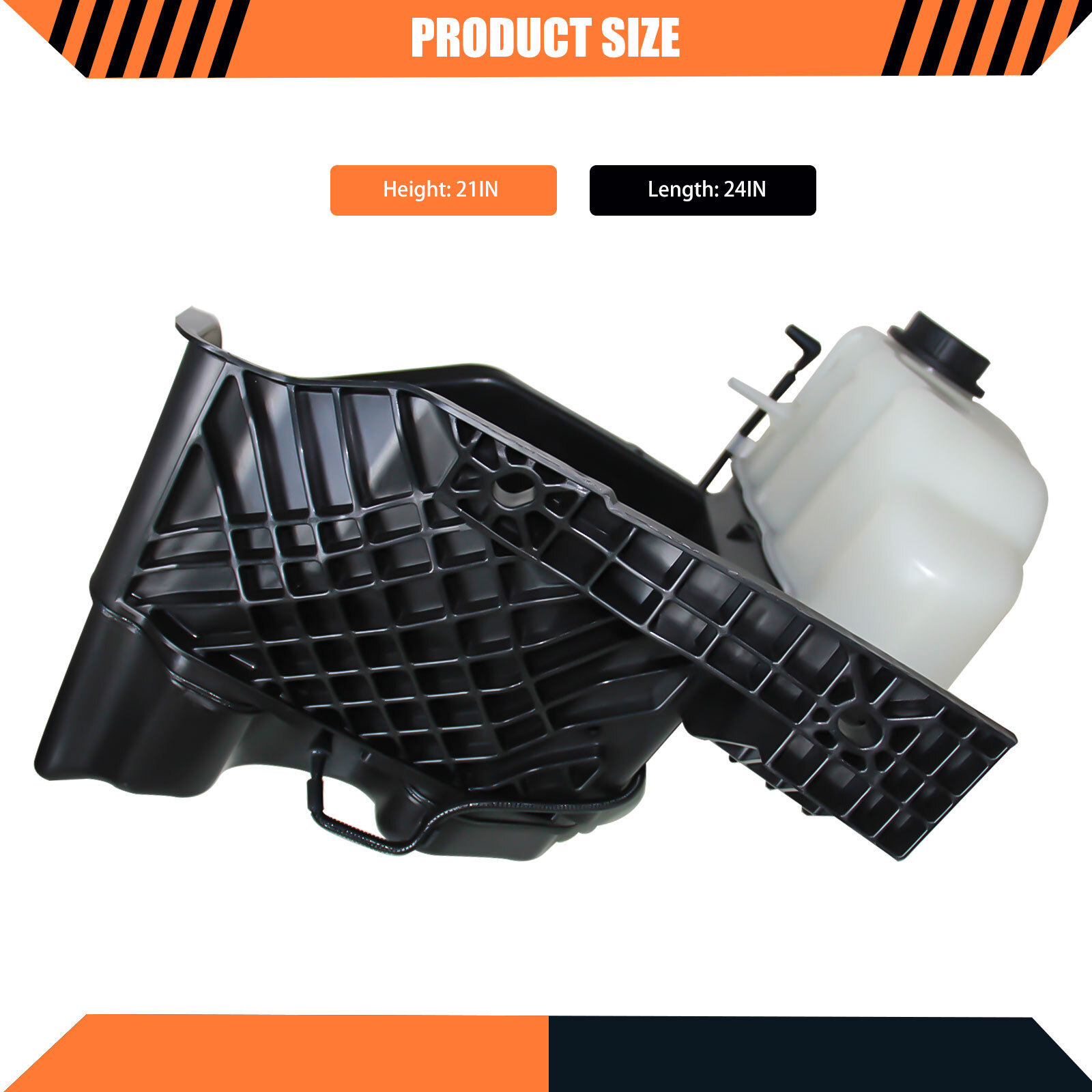 Coolant Reservoir Front Fit 08-10 Ford F250 Truck F350 F450 F550 603-639