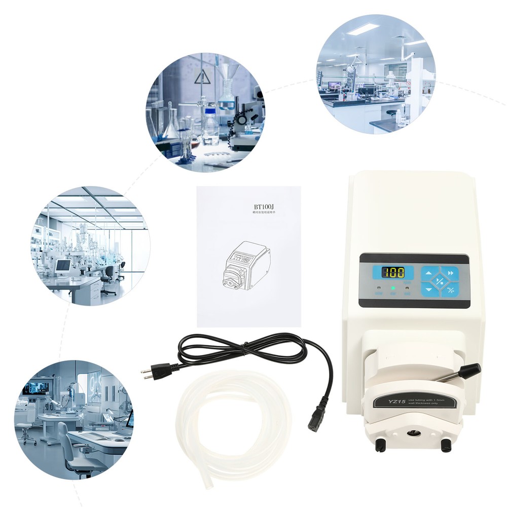 Industrial Variable Speed Liquid Metering Pump Peristaltic Pump High Precision