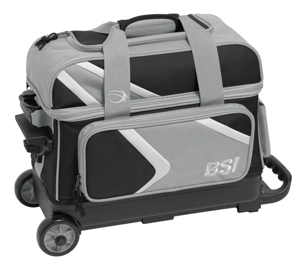 BSI Dash 2 Ball Roller Bowling Bag Grey