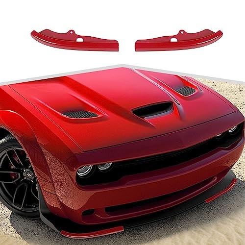 Front Bumper Lip Splitter Protector Cover Compatible with 2015 2016 2017 Red