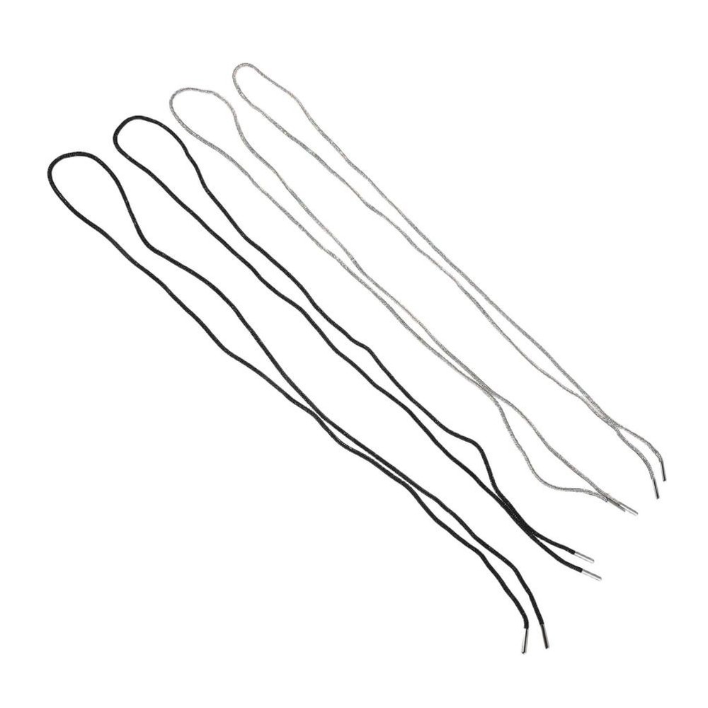 4 Pcs Shiny Shoelaces String Decorations Drawstring for Sweatpants