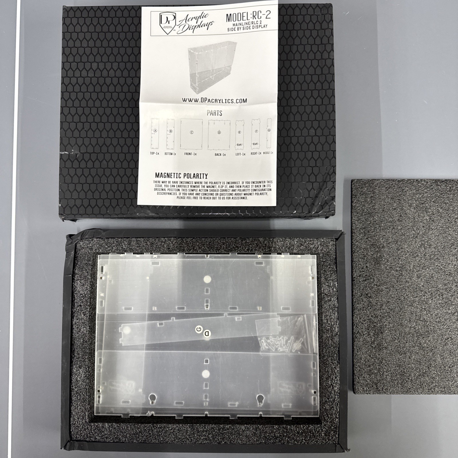 Diamond Protector Hot Wheels Mainline/RLC 2 Car Acrylic Display 1 Pack (RC-2)