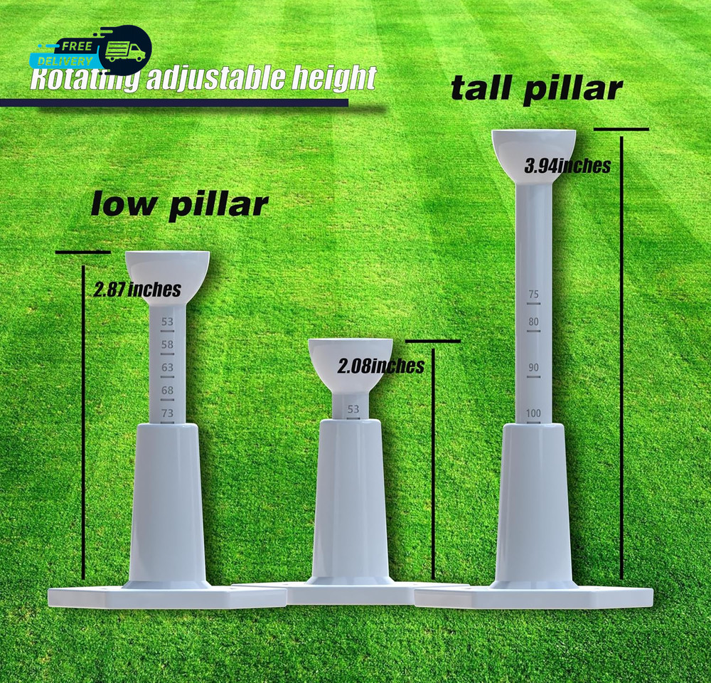 Adjustable Unbreakable Golf Tee Rubber Golf Tees for Mate Driving Range Tee